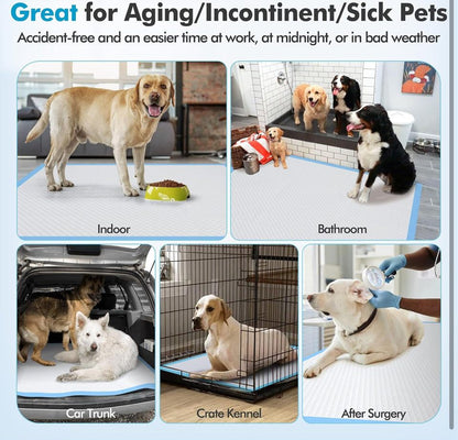 Brand New Gimars 4XL 36x36 Dog Pee Pads Extra Large - 200 Counts, Thicken Extra Absorbent Pet Training Puppy Pee Pads, Quick Dry Leak Proof Jumbo Dispo