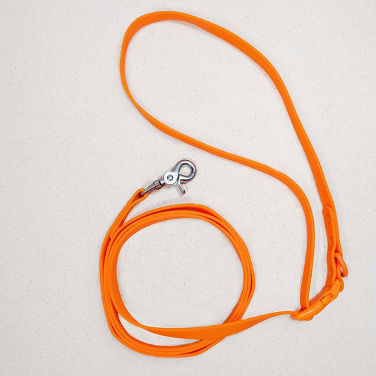 Tilley + Me PVC Handsfree Dog Leash - All Weather Waterproof Durable & Odor-Resistant