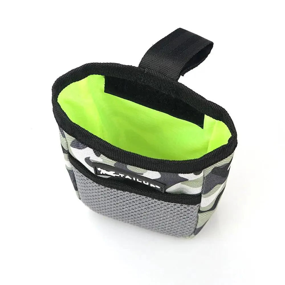 Adjustable Large Capacity Dog Treat Pouch Puppy Snack Waist Bag Durable Puppy Products Waist Bag Pets Cute Food Storage Bags