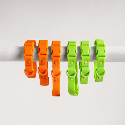 Tilley + Me PVC Dog Collar - All Weather Waterproof Durable & Odor-Resistant